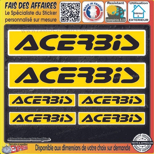 Stickers autocollant acerbis - autocollant,