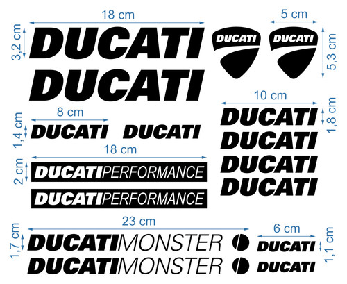Ducati die cut decals - die-cut, stickers